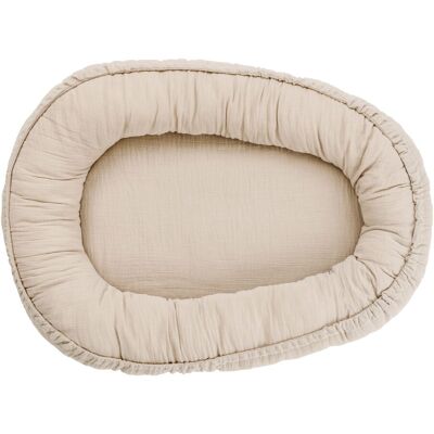 BORNINO HOME Kuschelnest Musselin 82x55 cm beige BORNINO HOME Kuschelnest Musselin 82x55 cm beige