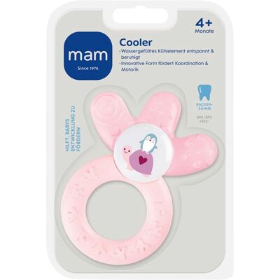 MAM Kühlbeißring & Greifling Cooler, ab 4M rosa MAM Kühlbeißring & Greifling Cooler, ab 4M rosa