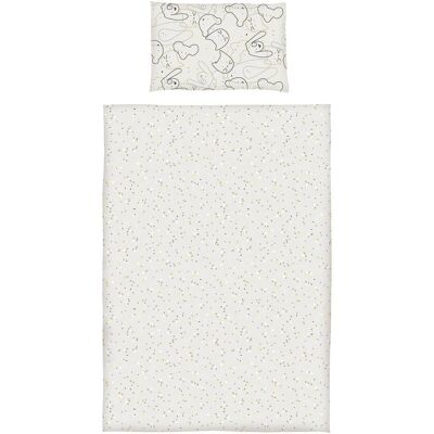 SONNE Renforcé Wende-Bettwäsche 40x60 / 100x135 cm beige SONNE Renforcé Wende-Bettwäsche 40x60 / 100x135 cm beige