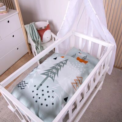 Baby Best Renforcé Wende-Bettwäsche 35x40 / 80x80 cm gruen Baby Best Renforcé Wende-Bettwäsche 35x40 / 80x80 cm gruen