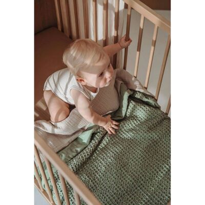 Meyco Baby Babydecke Waffelpiqué 75x100 oliv Meyco Baby Babydecke Waffelpiqué 75x100 oliv