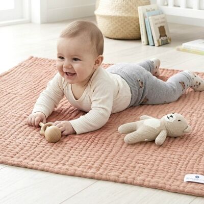 Nordic coast company Babydecke Musselin 75x75 cm beige Nordic coast company Babydecke Musselin 75x75 cm beige