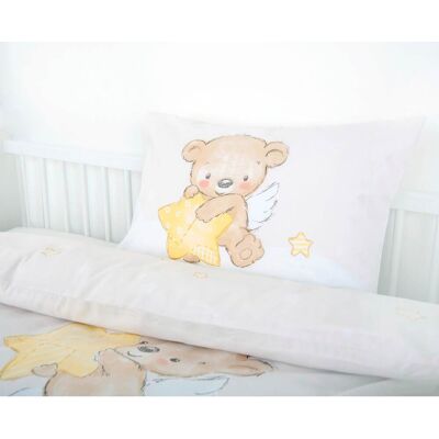 Baby Best Renforcé Wende-Bettwäsche Kleiner Schutzengel 40x60 / 100x135 cm beige Baby Best Renforcé Wende-Bettwäsche Kleiner Schutzengel 40x60 / 100x135 cm beige