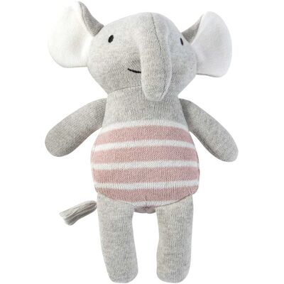 BORNINO HOME Babydecken-Set mit Greifling Elefant 80x100 cm rosa BORNINO HOME Babydecken-Set mit Greifling Elefant 80x100 cm rosa