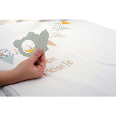 Baby Best Babydecke Microfaserflausch Meilenstein 75x100 cm beige Baby Best Babydecke Microfaserflausch Meilenstein 75x100 cm beige