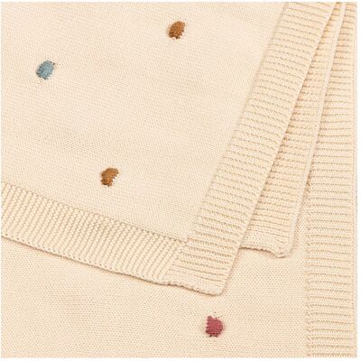 BORNINO HOME Babydecke Dots 80x100 cm natur BORNINO HOME Babydecke Dots 80x100 cm natur