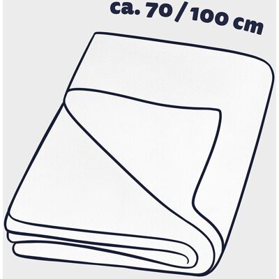 Julius Zöllner Babydecke Winter Jersey 70x100 cm grau Julius Zöllner Babydecke Winter Jersey 70x100 cm grau