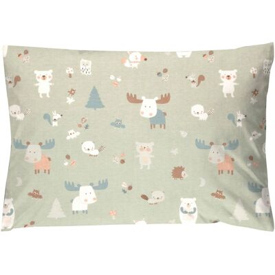 Alvi Bettwäsche Baby Forest Decke (100 x 135) + Kissen (40 x 60) - Bettwäsche Alvi Bettwäsche Baby Forest Decke (100 x 135) + Kissen (40 x 60) - Bettwäsche