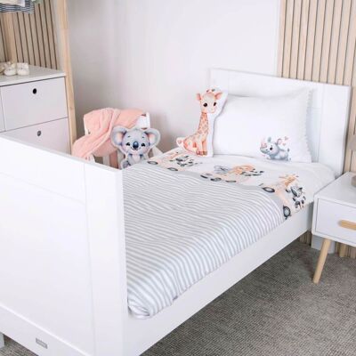 Baby Best Flanell Wende-Bettwäsche 40x60 / 100x135 cm grau Baby Best Flanell Wende-Bettwäsche 40x60 / 100x135 cm grau
