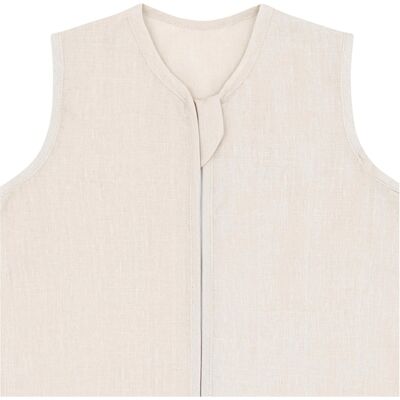 emma & noah Sommer-Sleepoverall Leinen 0.5 TOG beige emma & noah Sommer-Sleepoverall Leinen 0.5 TOG beige