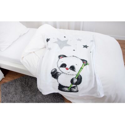 Baby Best Babydecke Fynn Panda 75x100 cm weiss Baby Best Babydecke Fynn Panda 75x100 cm weiss