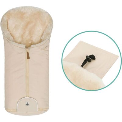 babycab Winter-Fußsack Oolu für Babyschale, Tragewanne natur babycab Winter-Fußsack Oolu für Babyschale, Tragewanne natur