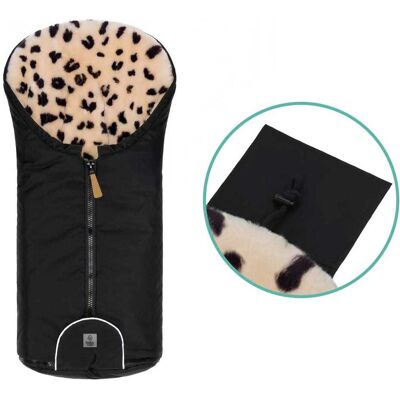 babycab Winter-Fußsack Oolu für Babyschale, Tragewanne schwarz babycab Winter-Fußsack Oolu für Babyschale, Tragewanne schwarz