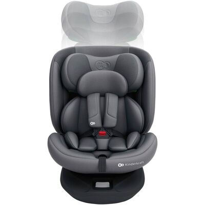 Kinderkraft Kindersitz I-GROW 2 PLUS grey grau Kinderkraft Kindersitz I-GROW 2 PLUS grey grau