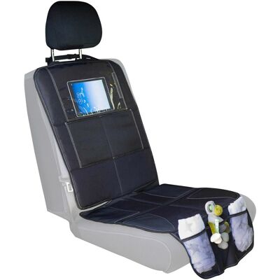Fillikid Autositz-Schutzunterlage mit iPad-Tasche - Schwarz Fillikid Autositz-Schutzunterlage mit iPad-Tasche - Schwarz