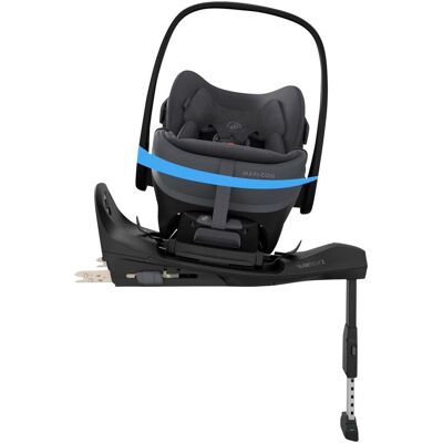 Maxi-Cosi Premium Babyschale Pebble Slide Pro inkl. Isofix-Basis Familyfix Slide Pro moon graphite grau Maxi-Cosi Premium Babyschale Pebble Slide Pro inkl. Isofix-Basis Familyfix Slide Pro moon graphite grau