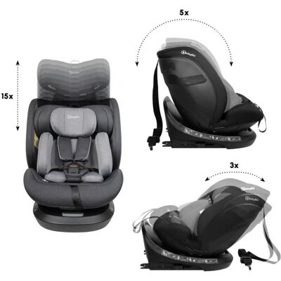 babyGO Kindersitz Protection 360 grau babyGO Kindersitz Protection 360 grau