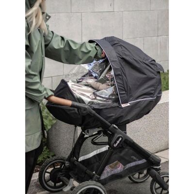 BeSafe Regenschutz für Babyschale schwarz BeSafe Regenschutz für Babyschale schwarz