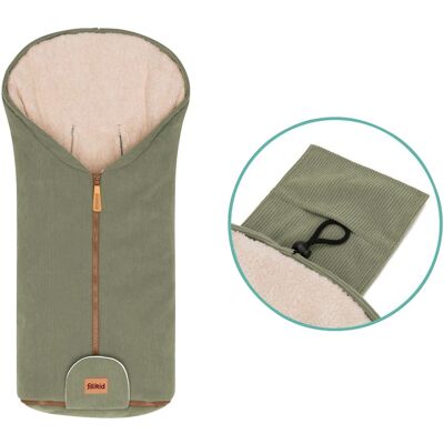 fillikid Winterfußsack Nevis Cord gruen fillikid Winterfußsack Nevis Cord gruen