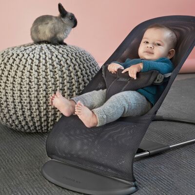 BabyBjörn Bundle Babywippe Bliss Mesh & Babytrage Harmony 3D Mesh grau BabyBjörn Bundle Babywippe Bliss Mesh & Babytrage Harmony 3D Mesh grau
