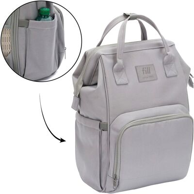 fillikid Wickelrucksack Barcelona grau fillikid Wickelrucksack Barcelona grau