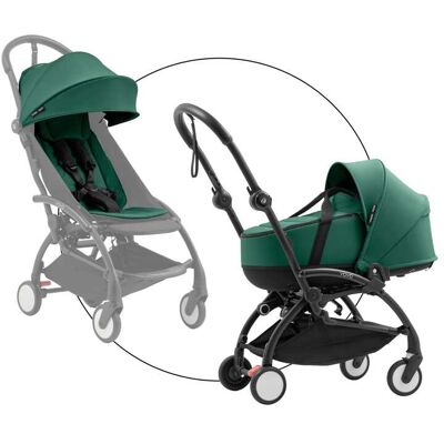 Stokke Kombikinderwagen mit Liegewanne gruen Stokke Kombikinderwagen mit Liegewanne gruen