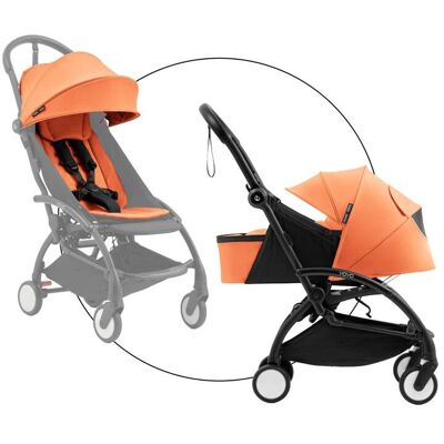 Stokke Kombikinderwagen mit Neugeborenenset orange Stokke Kombikinderwagen mit Neugeborenenset orange