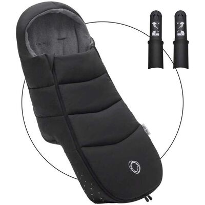Bugaboo Fußsack inkl. Höhenadapter schwarz schwarz Bugaboo Fußsack inkl. Höhenadapter schwarz schwarz