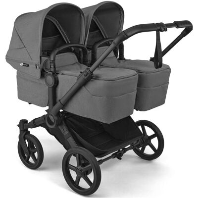 Bugaboo Zwillings- und Geschwisterwagen Twin grau Bugaboo Zwillings- und Geschwisterwagen Twin grau
