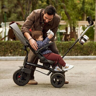 Kinderkraft Dreirad ASTON 2 PLUS grau Kinderkraft Dreirad ASTON 2 PLUS grau