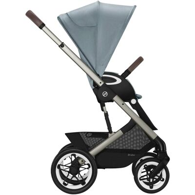 Cybex Kinderwagen Talos S Lux taupe / stormy blue hellblau Cybex Kinderwagen Talos S Lux taupe / stormy blue hellblau