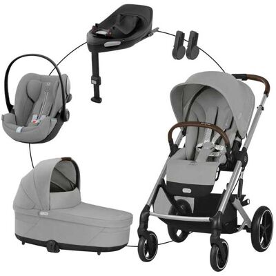 Cybex Kombikinderwagen Balios S Lux Travel-Set inkl. Babyschale Cloud G und Isofix-Basis Base G Cybex Kombikinderwagen Balios S Lux Travel-Set inkl. Babyschale Cloud G und Isofix-Basis Base G