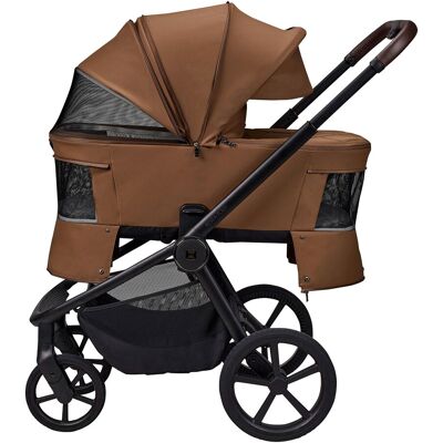 Moon Diamond Kombikinderwagen Resea FOLD cognac braun Moon Diamond Kombikinderwagen Resea FOLD cognac braun