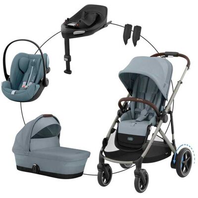 Cybex Kombikinderwagen eGazelle Travel-Set inkl. Babyschale Cloud G und Isofix-Basis Base G Cybex Kombikinderwagen eGazelle Travel-Set inkl. Babyschale Cloud G und Isofix-Basis Base G