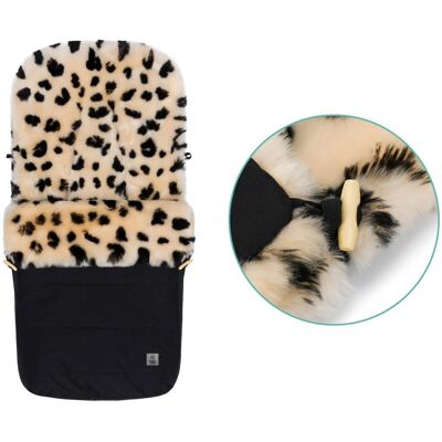 babycab Winterfußsack Lammfell Lille für Kinderwagen, Buggy schwarz babycab Winterfußsack Lammfell Lille für Kinderwagen, Buggy schwarz
