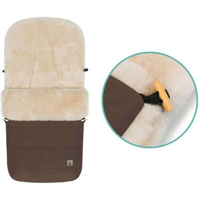 babycab Winterfußsack Lammfell Lille für Kinderwagen, Buggy braun babycab Winterfußsack Lammfell Lille für Kinderwagen, Buggy braun