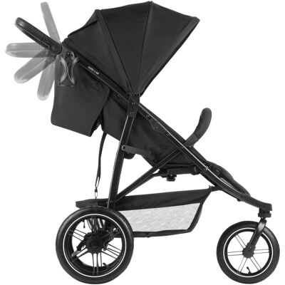 Hauck Buggy Rapid 3 Air schwarz Hauck Buggy Rapid 3 Air schwarz