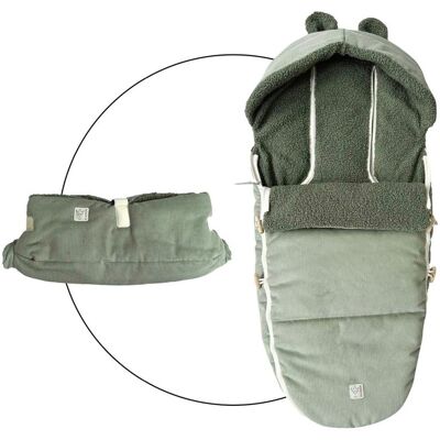 Kaiser Fußsack HAU KEA Bundle inkl. Handwärmer gruen Kaiser Fußsack HAU KEA Bundle inkl. Handwärmer gruen