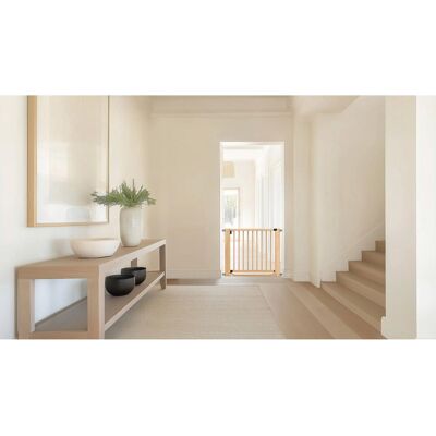 Geuther Tür- & Treppenschutzgitter Easylock Holz mit Flatstep 95-103cm natur Geuther Tür- & Treppenschutzgitter Easylock Holz mit Flatstep 95-103cm natur