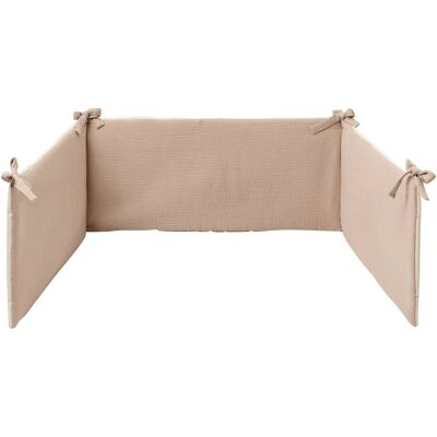 BORNINO HOME Wende-Nestchen Musselin 34x180 cm braun BORNINO HOME Wende-Nestchen Musselin 34x180 cm braun