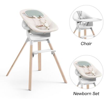 Stokke Bundle Hochstuhl Bambus inkl. Newbornset weiss Stokke Bundle Hochstuhl Bambus inkl. Newbornset weiss