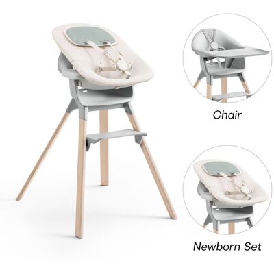 Stokke Bundle Hochstuhl Bambus inkl. Newbornset grau Stokke Bundle Hochstuhl Bambus inkl. Newbornset grau