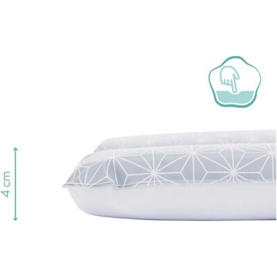 FILLIKID Softy Cube Grey - 54,5x70 cm - Wickelauflage FILLIKID Softy Cube Grey - 54,5x70 cm - Wickelauflage
