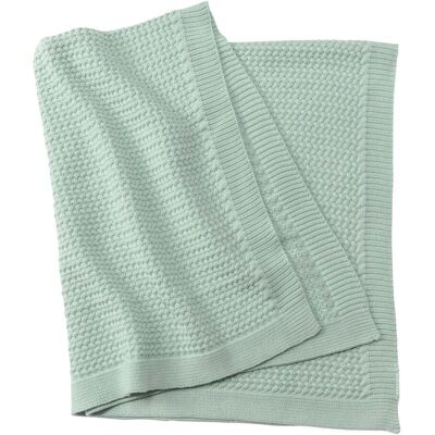 BORNINO HOME Babydecken-Set mit Häschen Greifling 80x100 cm gruen BORNINO HOME Babydecken-Set mit Häschen Greifling 80x100 cm gruen
