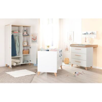roba 3-tlg. Babyzimmer Leon weiss roba 3-tlg. Babyzimmer Leon weiss