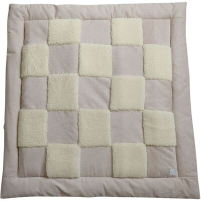 Kaiser Krabbeldecke CORD/WOLLE PATCHWORK 120x120cm beige Kaiser Krabbeldecke CORD/WOLLE PATCHWORK 120x120cm beige
