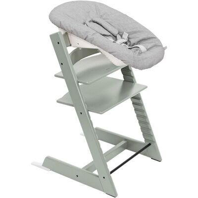 Stokke Bundle Treppenhochstuhl inkl. Newbornset Light Grey & Babyset gruen Stokke Bundle Treppenhochstuhl inkl. Newbornset Light Grey & Babyset gruen