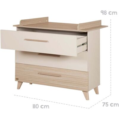 roba Sidney Wickelkommode - Höhenverstellbar, Abnehmbarer Aufsatz - Kinder & Baby Möbel roba Sidney Wickelkommode - Höhenverstellbar, Abnehmbarer Aufsatz - Kinder & Baby Möbel