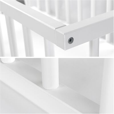 dreamgood Beistellbett Buche inkl. Matratze Prime weiss dreamgood Beistellbett Buche inkl. Matratze Prime weiss