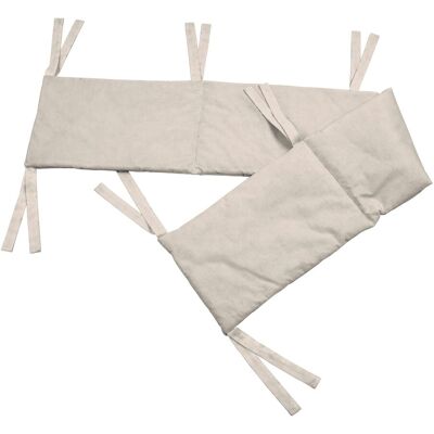 BORNINO HOME Nestchen für Beistellbett uni 26x170 cm beige BORNINO HOME Nestchen für Beistellbett uni 26x170 cm beige